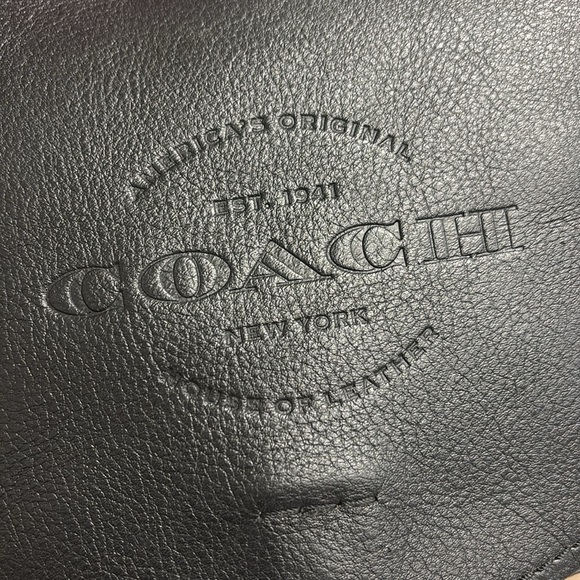 COACH Hudson sacoche shoulder bag flap Black - Picture 3 of 10